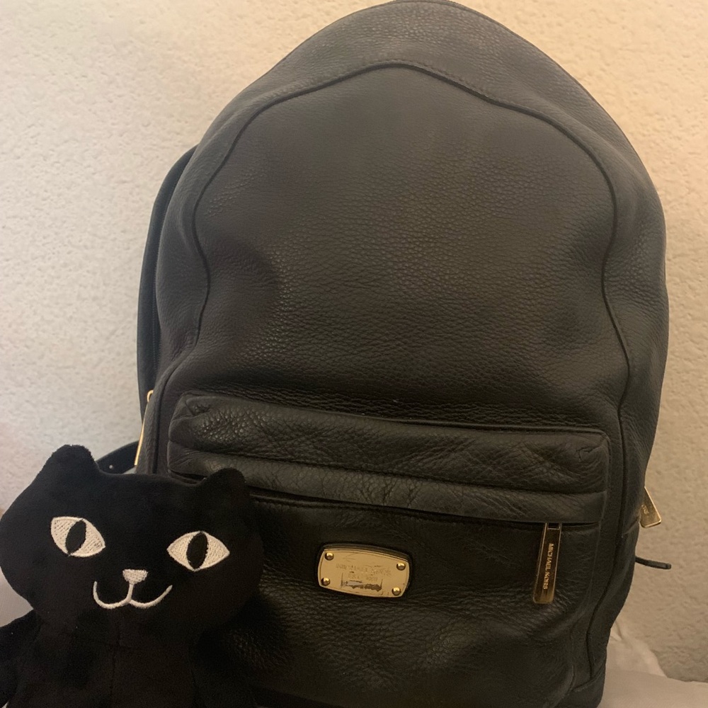 Michael Kors Leather backpack black